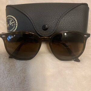 Ray-ban rb4306 hexagonal polarized sunglasses